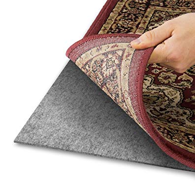 Bright House Felt Rug Pads for Hardwood Floors Oriental Rug Pads-100% Recycled-Safe for All Floors - 7' square