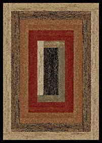 Rustic Lodge, Panel Area Rug, 63