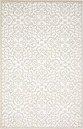 Modern Vintage Inspired Area Rugs Snow White 5' x 8' FT Himalaya Collection Rug - rugs for living room - rugs for dining room & bedroom - Floor Carpet