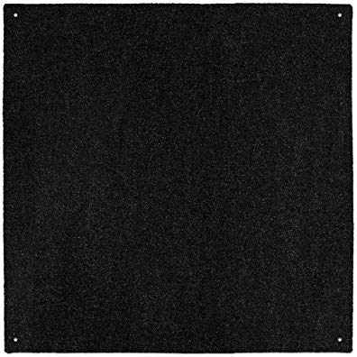 Outdoor Turf Rug - Black - 8' x 8' - Several Other Sizes to Choose From