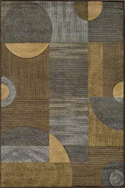 Momeni Rugs DREAMDR-01BRN3B57 Dream Collection, Contemporary Area Rug, 3'11