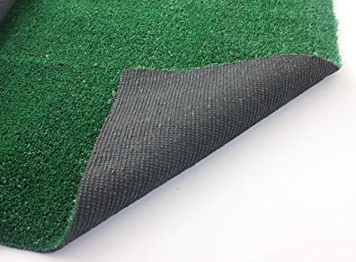 12'x7' LAWN GREEN INDOOR/OUTDOOR ARTIFICIAL TURF GRASS CARPET RUG WITH A MARINE BACKING by Beaulieu.