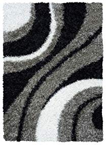 Rizzy Home Kempton Collection KM2323 Hand-Tufted Shag Area Rug 3'6