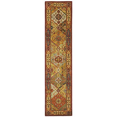 Safavieh Heritage Collection HG512A Handcrafted Traditional Oriental Multicolored Wool Runner (2'3