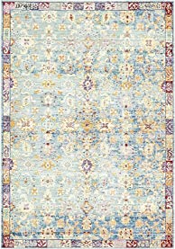 Luxury Traditional Vintage Modern Rugs 4' x 6' FT Blue Troy Collection Area Rug - Magnificent Living Room - Dinning room - Sitting room - Top Home Décor