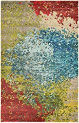 Modern Contemporary Area Rugs Blue 3' 2 x 5' 2 Mayfair Design rug Available in Many Design and Sizes Perfect for any Area Carpet and rooms