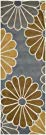 Safavieh Soho Collection SOH705A Handmade Grey and Yellow Premium Wool Area Rug (3'6