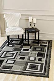 3285 Gray 7'10 x 10'6 Modern Abstract Area Rug Carpet