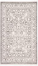 Vintage Castle Collection Rugs Light Gray 3' 3 x 5' 3 FT Area Rug - Modern & Traditional Design - Home Décor