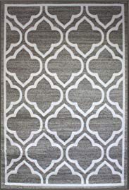 Gray Black Red White Modern Abstract Area Rugs Carpets New size options available (7'.4''x10.6'', Nouv-10 Moroccan trellis gray)