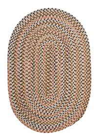 Cedar Cove Polypropylene Braided Round Rug, 4-Feet, Natural