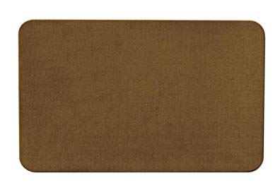 House, Home and More Skid-resistant Carpet Indoor Area Rug Floor Mat - Bronze Gold - 4' X 6' - Many Other Sizes to Choose From