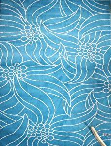 Feraghan/New City New Floral City Brand New Contemporary Modern Area Rug, 7' x 10', Light Blue/White