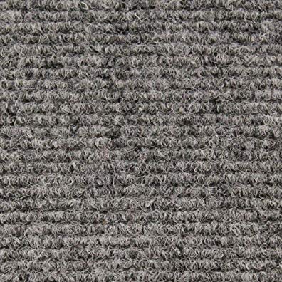 House, Home and More Indoor/Outdoor Carpet with Rubber Marine Backing - Gray 6' x 10' - Several Carpet Flooring for Patio, Porch, Deck, Boat, Basement or Garage