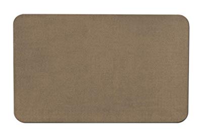 House, Home and More Skid-resistant Carpet Indoor Area Rug Floor Mat - Camel Tan - 4' X 6' - Many Other Sizes to Choose From