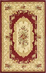 Persian Traditional Design rugs, Red 5' x 8' - Feet Tiba Collection Area rug - Perfect for any Room, Floor Carpet