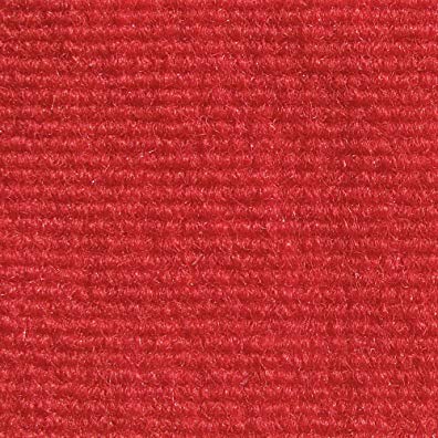 House, Home and More Indoor/Outdoor Carpet with Rubber Marine Backing - Red 6' x 10' - Several Carpet Flooring for Patio, Porch, Deck, Boat, Basement or Garage